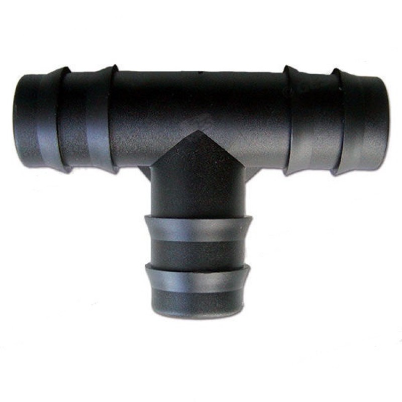 Conector T3 x 40mm pentru furtun flexibil