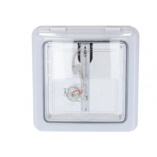 Trapa 28 x 28 cm Berger cu ventilator si plasa insecte, transparenta