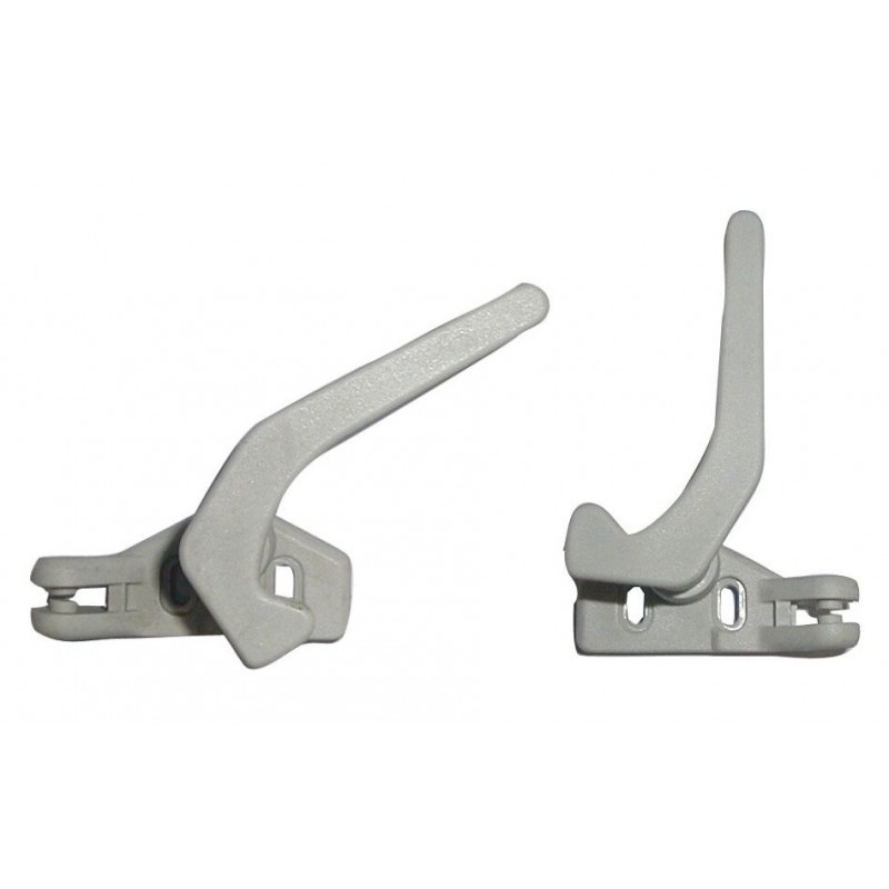 Inchizatoare geam set 2 bucati (stinga + dreapta) in unghi cu cuplare la telescop geam culoare gri