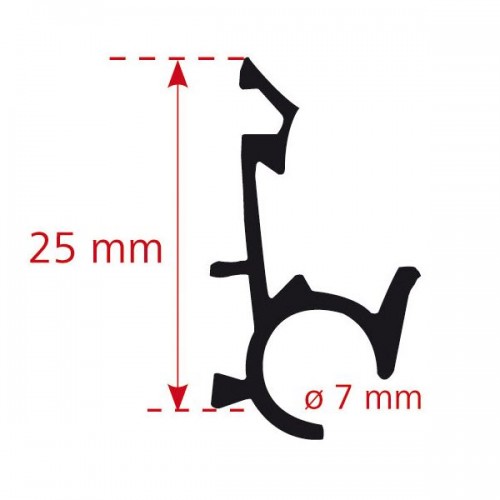 Profil sina pentru cort copertina si fusta de la cort, 150 cm