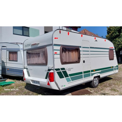 Șină din aluminiu pentru atasarea cortului la rulote