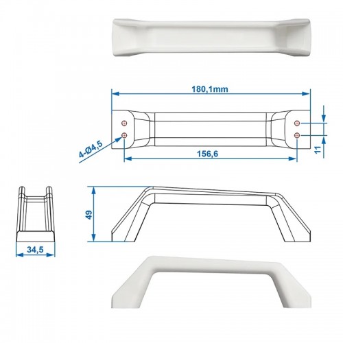 Miner de manevrare pt. rulota set 2 buc