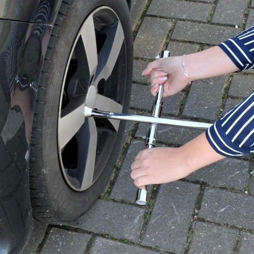 Cheie in cruce pentru roti -pliabila