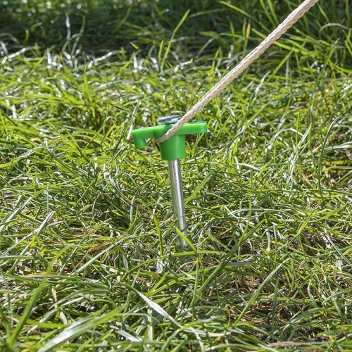 Set 6 cuie metalice -25cm cu cap fluorescent-straluceste noaptea