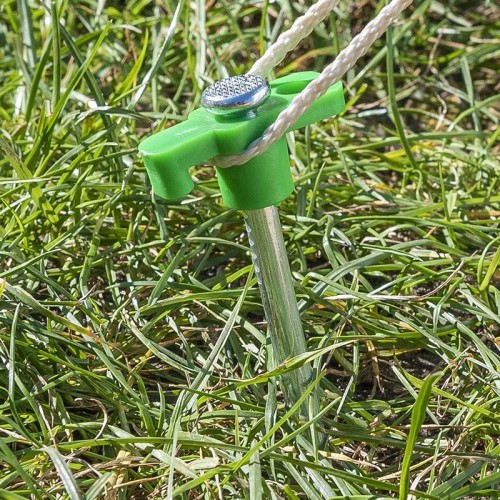 Set 6 cuie metalice -25cm cu cap fluorescent-straluceste noaptea