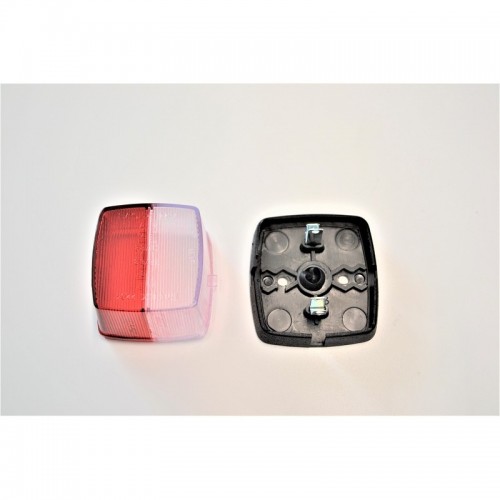 Lampa pozitie rosu-alb 65x62x40mm