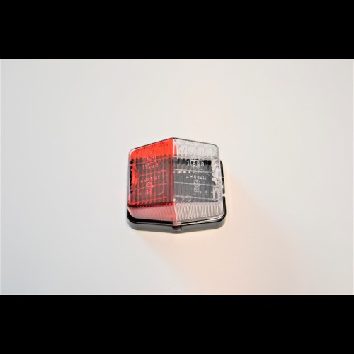 Lampa pozitie spate lateral rosu-alb