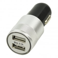 Încărcător pentru priza 12V / 24V 3100mA cu 2 USB
