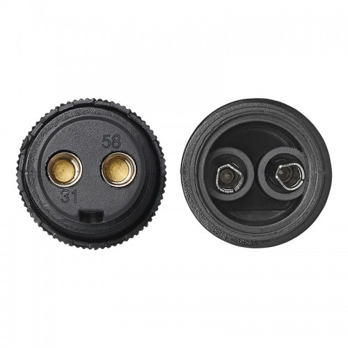 Fișă PVC (stecher) cu 2 pini pentru 12v sau 24 v