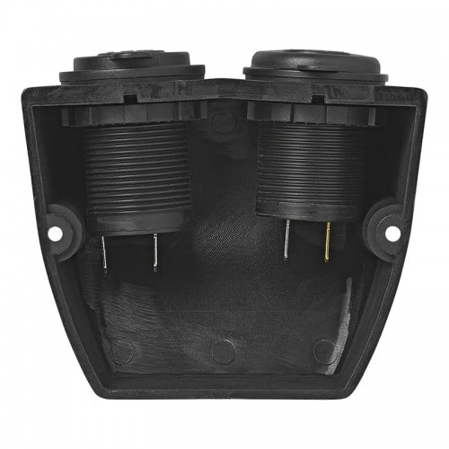 Priza 12v + priza USB A+C cu rama de aplicare pe  mobilierul rulotei sau autorulotei