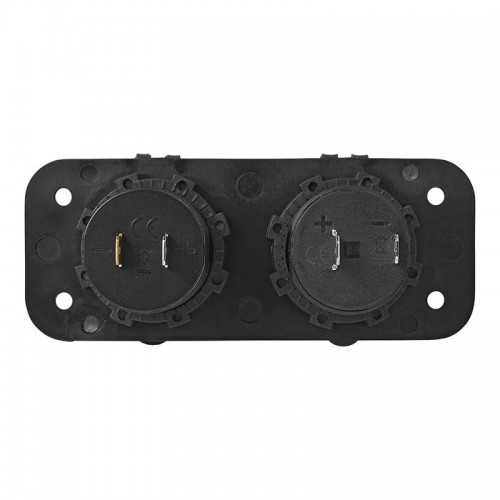 Priza 12v + priza USB A+C cu rama de incastrare