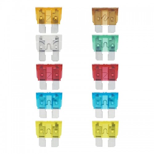 Siguranțe cu lamă standard asortate 10 bucăți în blister