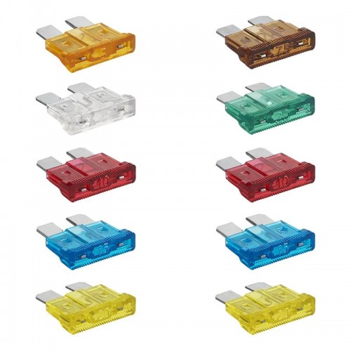 Siguranțe cu lamă standard asortate 10 bucăți în blister