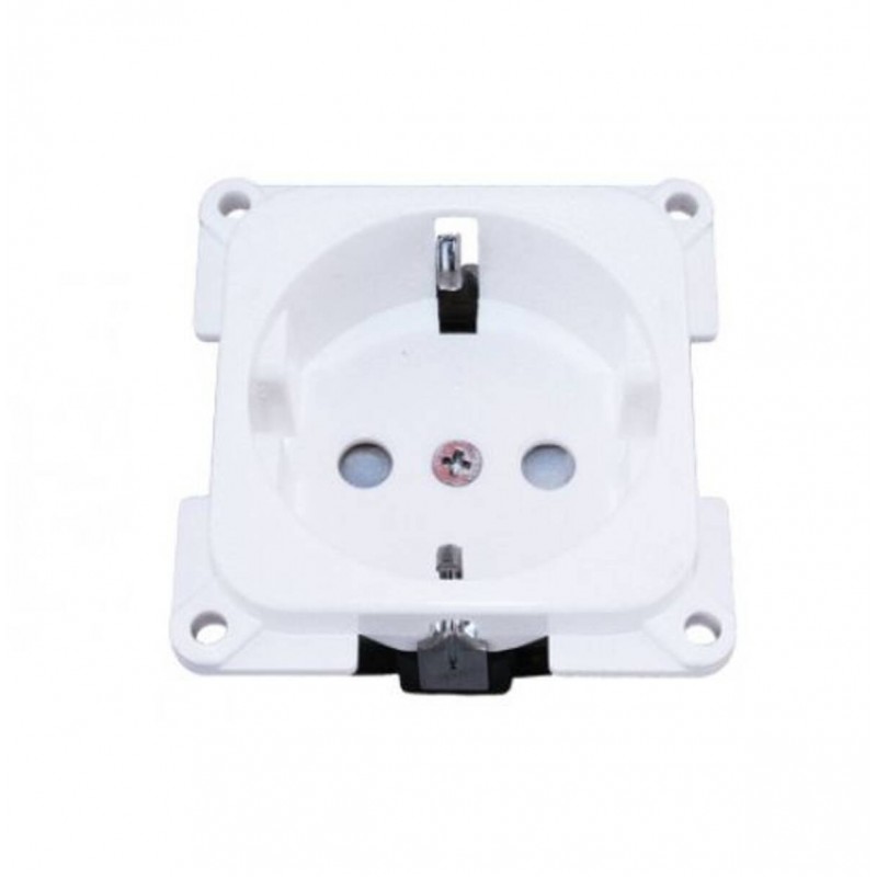 Priza 230v incorporata alba