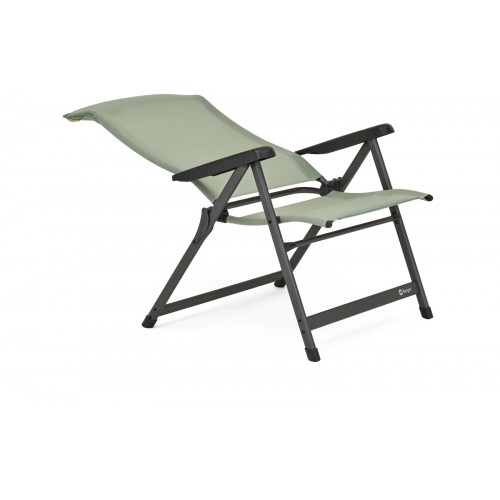 Scaun pliant Berger Iseo lux XL - 200 kg culoarea verde ,varianta extralat