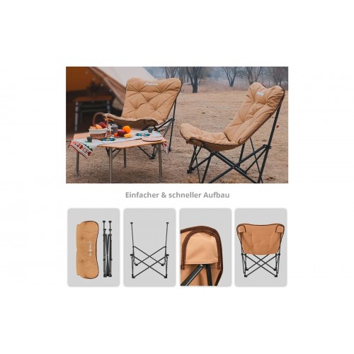 Scaun Lindon Relax fotoliu confortabil bej