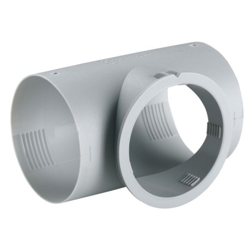 Ramificatitie pentru sistemul de ventilatie TRUMA sub forma de T pentru țevi cu ø 65/72 mm.