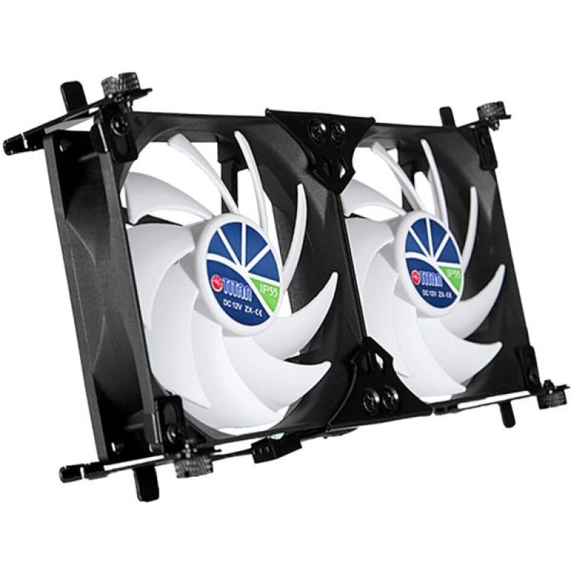 Ventilator dublu pentru frigiderul rulotelor si autorulotelor marca Titan