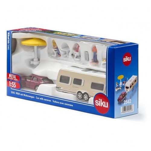 Masina Porche cu rulota Dethleffs de lux