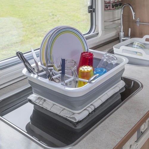 Suport uscator pentru vase pliabil model II