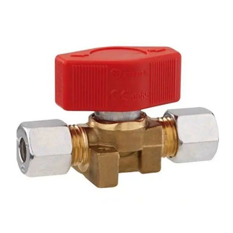 Robinet de gaz cu singura cale pentru teava de 8mm